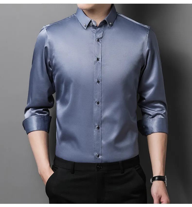 New Stylist Men's Long Sleeve Slim Fit Shirt For Men