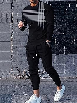 New Fashion full Sleeves T-Shirt & Full Pant Combo (Set) for Man