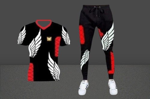 Stylist New Printed  Haf Sleeve T-Shirt Full Pant( Set )For Men