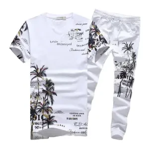 Summer New Collection Combo T-Shirt & Full Pant For Man
