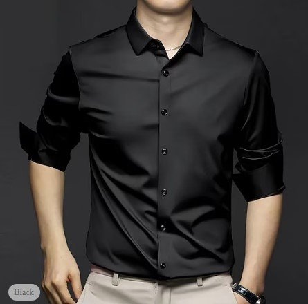 New Stylist Men's Long Sleeve Slim Fit Shirt For Men
