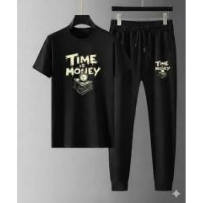Half Sleeve T-Shirt & Full Pant For Men