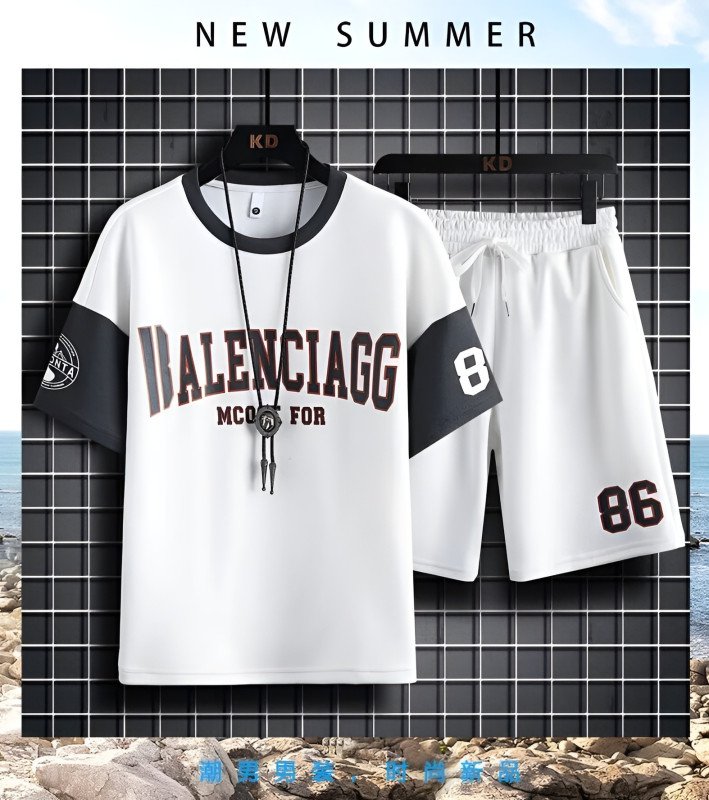 Summer New Printed Combo T-Shirt & Pant For Men