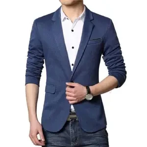 Synthetic Casual Blazer For Men