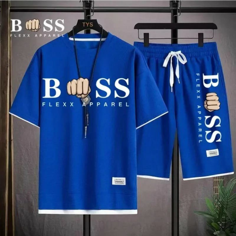 Summer Printed Combo T-Shirt & Pant For Men