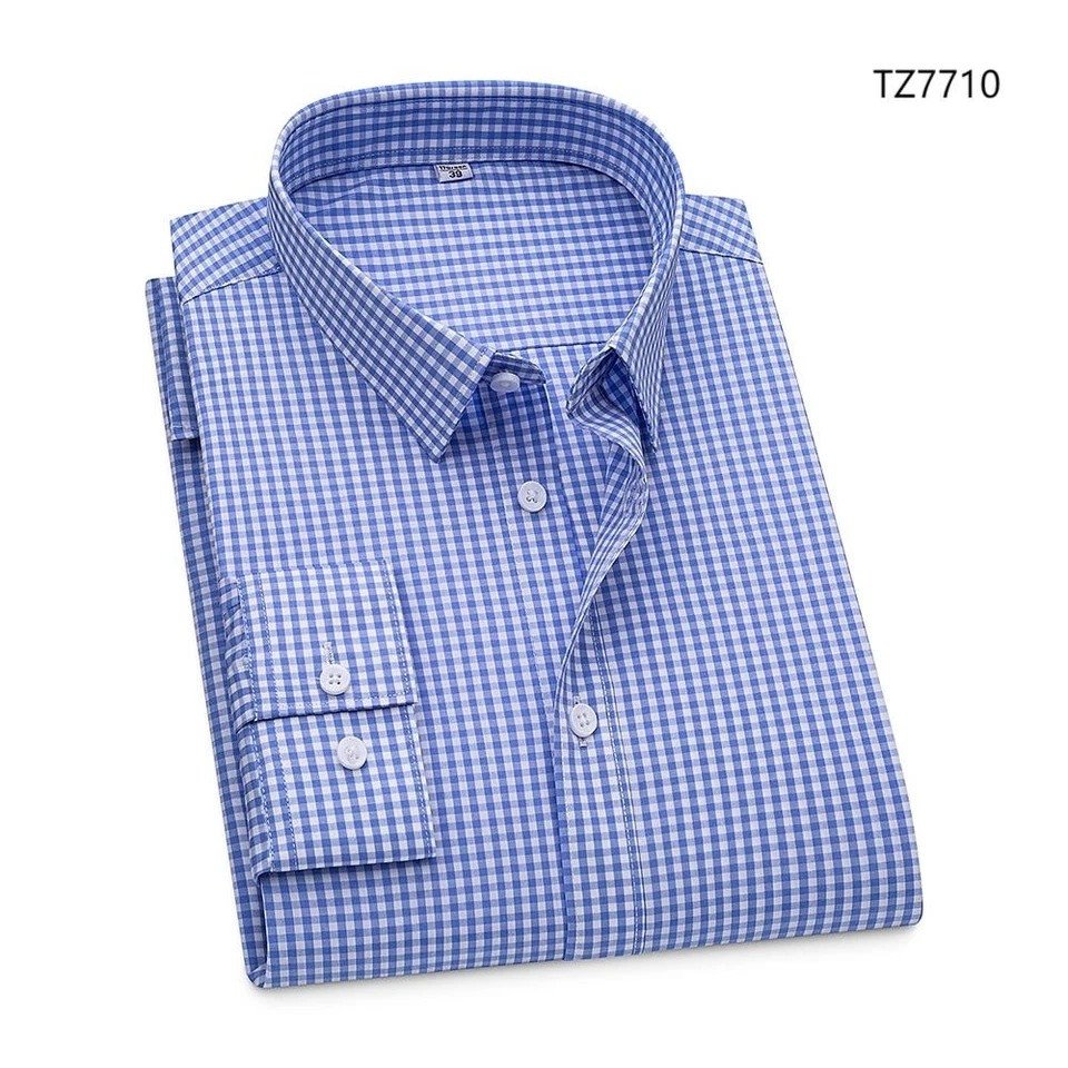 Men's Formal Check Shirts  Fashionable Long Sleeve Smart Looking Fashion Shirts