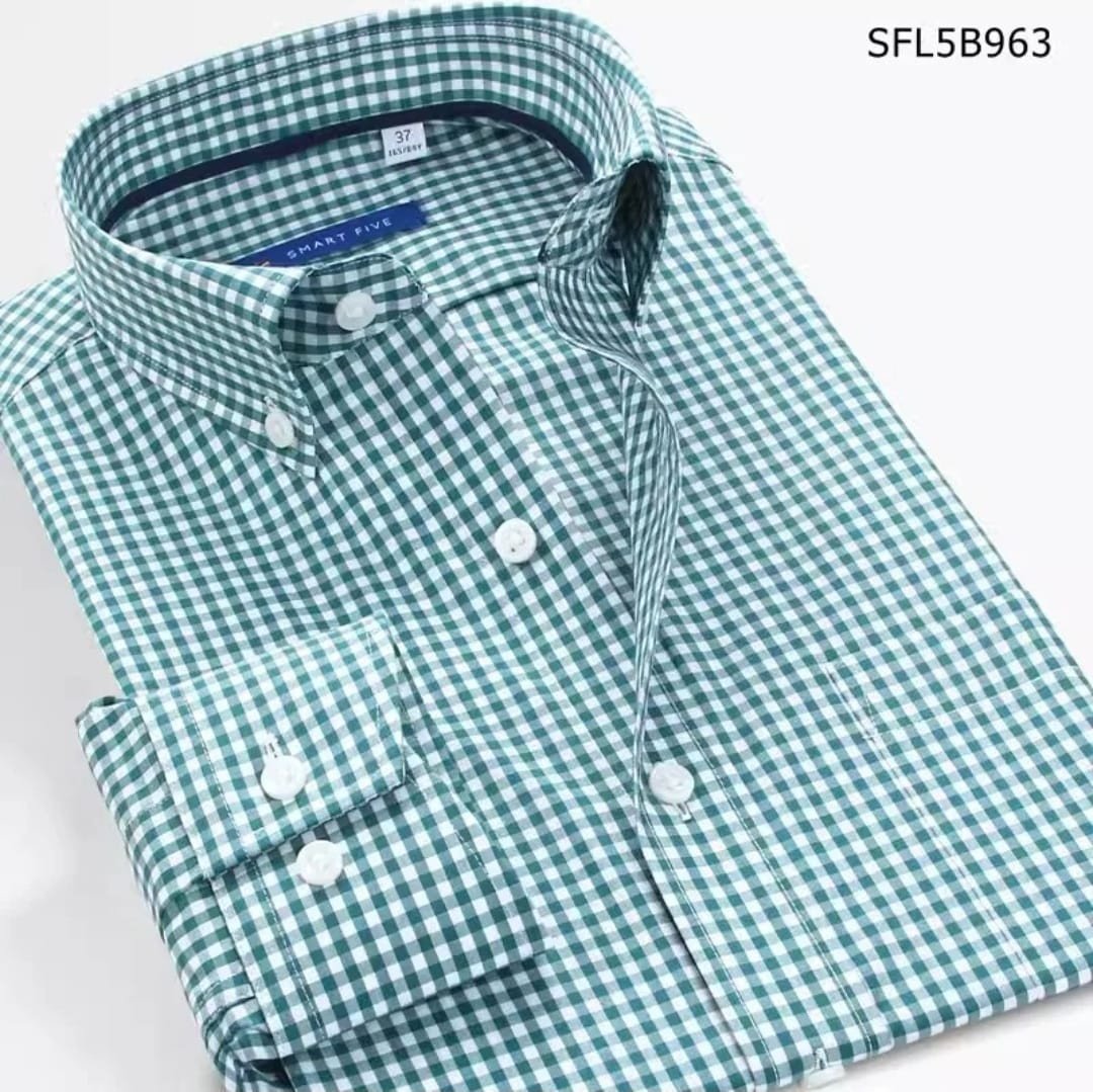 Men's Formal Check Shirts  Fashionable Long Sleeve Smart Looking Fashion Shirts
