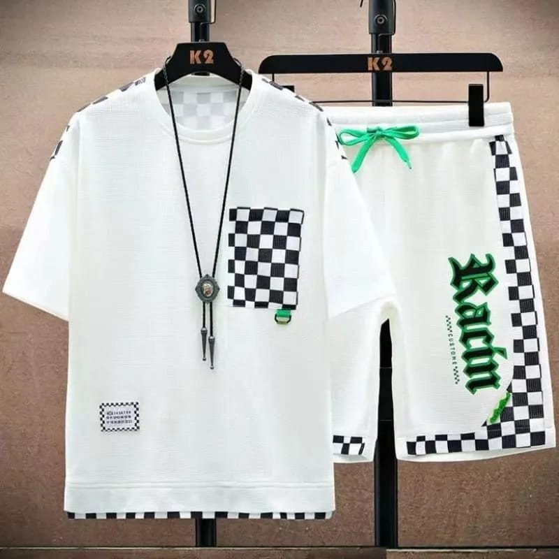 Summer New Printed Combo T-Shirt & Pant For Men